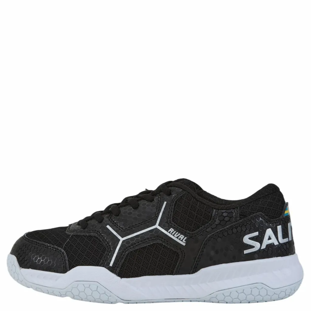 Salming Rival Sr Black/white Svart Best