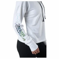 Rival Terry Geo Hoodie White*Under Armour Hot