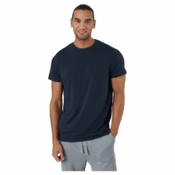 R-neck Tee Bamboo Navy*Resteröds Clearance