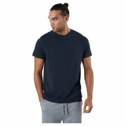 R-neck Tee Bamboo Navy*Resteröds Clearance