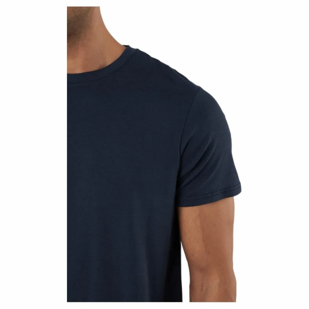 R-neck Tee Bamboo Navy*Resteröds Clearance