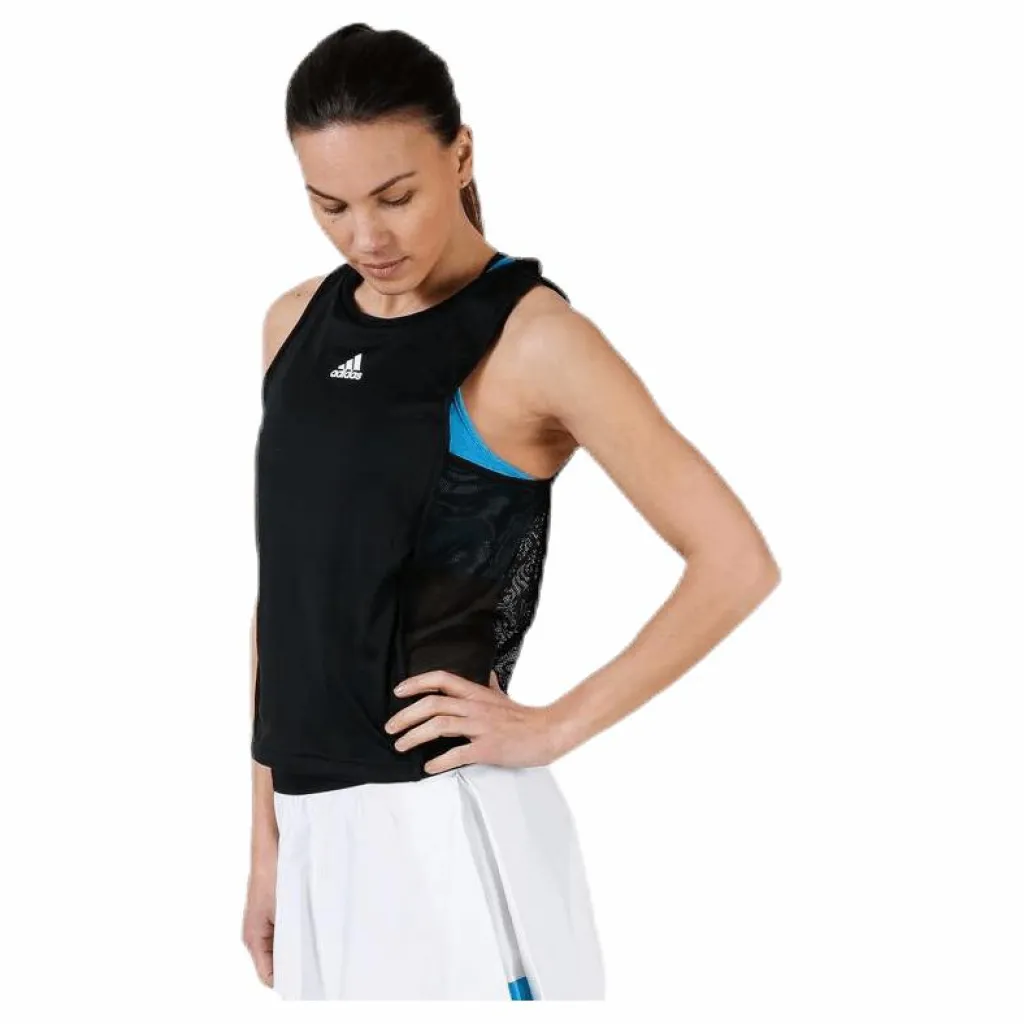 adidas Roland Garros Paris Escouade Tank W Black Svart New