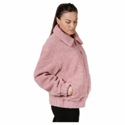 Rome Pile Jacket Pink*Svea Online