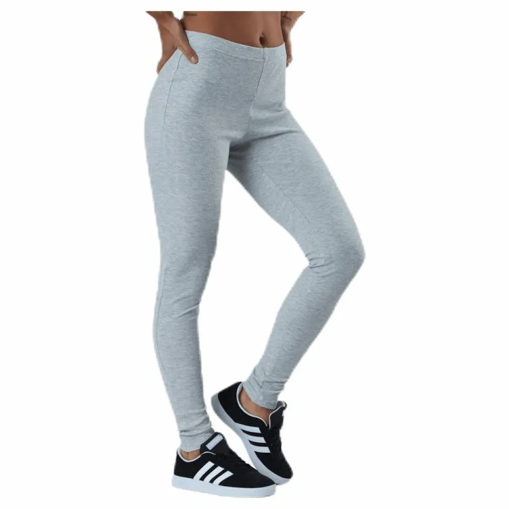 Pieces Rosa Hw Legging Lounge Bc Grey Grå New