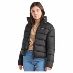 Didriksons Rose Girls Puff Jacket Black Svart