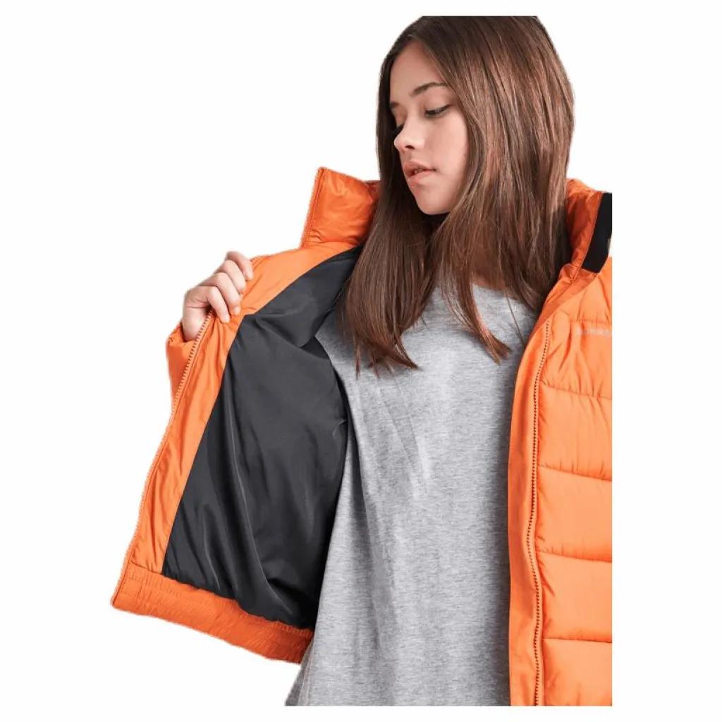 Didriksons Rose Girls Puff Jacket Orange Outlet