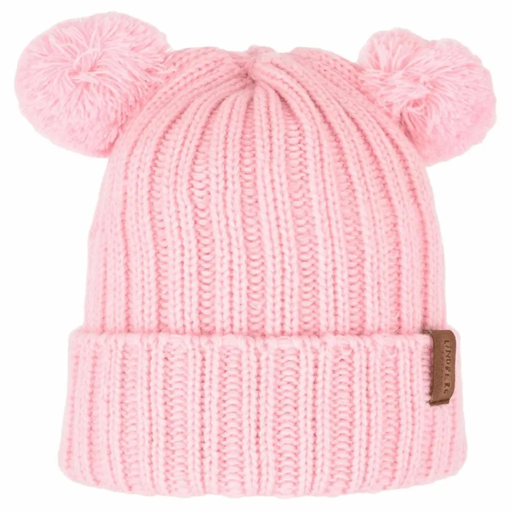 Lindberg Roxtuna Pompom Hat Pink Rosa