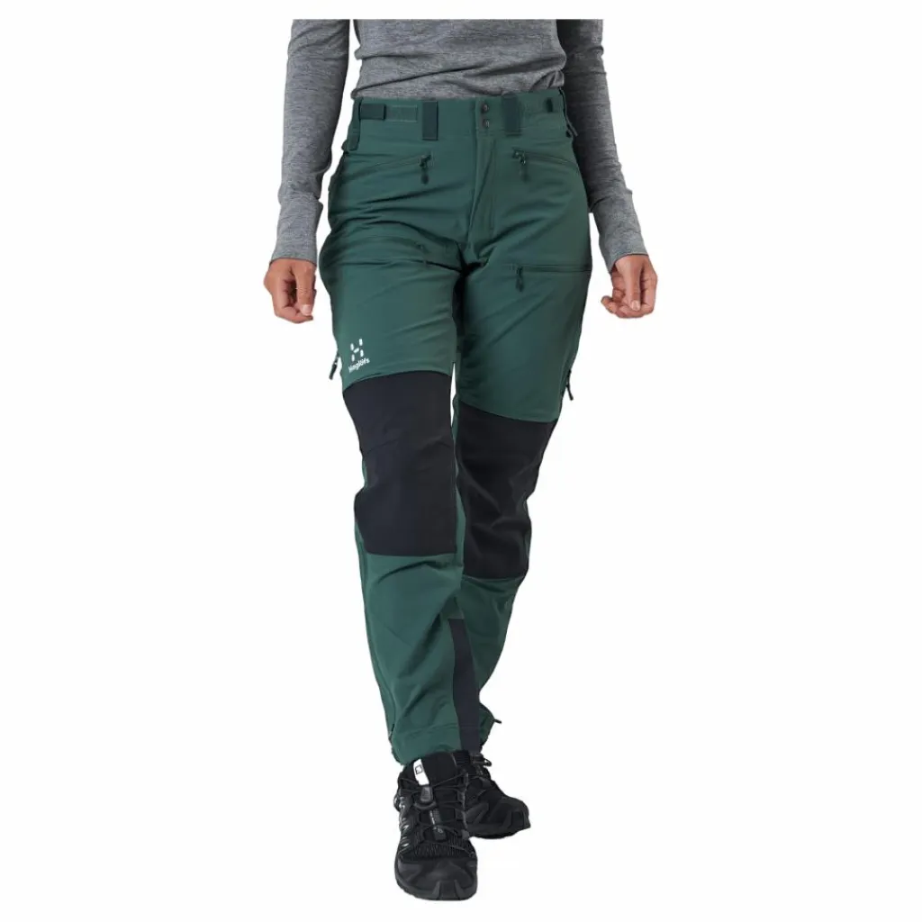 Haglöfs Rugged Standard Pant Women Fjell Green/true Black Grå Online