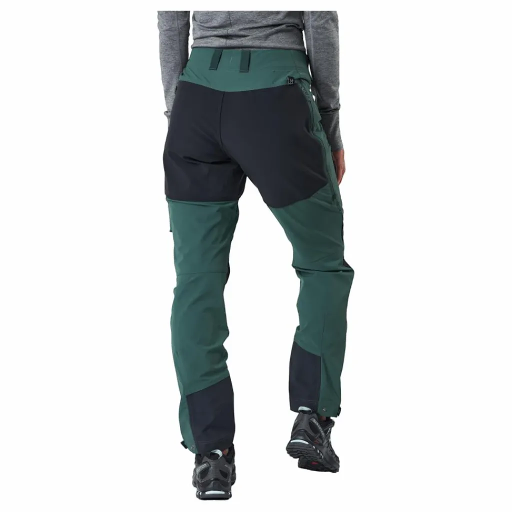 Haglöfs Rugged Standard Pant Women Fjell Green/true Black Grå Online