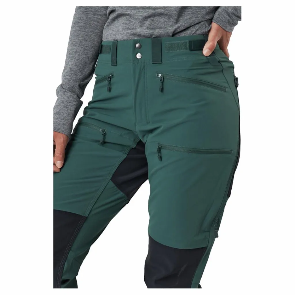 Haglöfs Rugged Standard Pant Women Fjell Green/true Black Grå Online