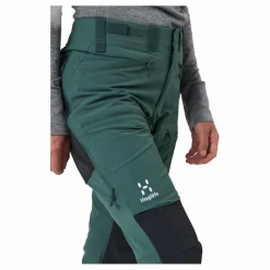 Haglöfs Rugged Standard Pant Women Fjell Green/true Black Grå Online