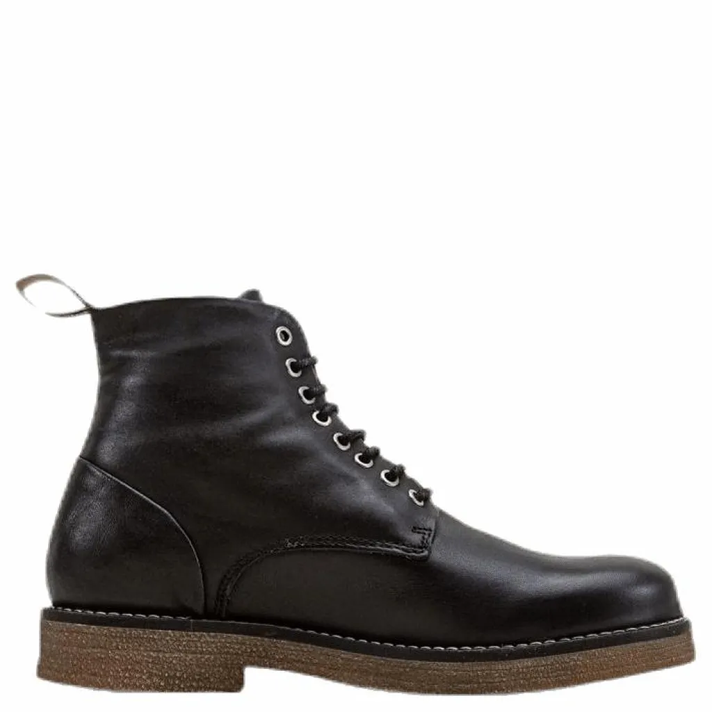 Rummy Leather Boots Black*Sneaky Steve Sale