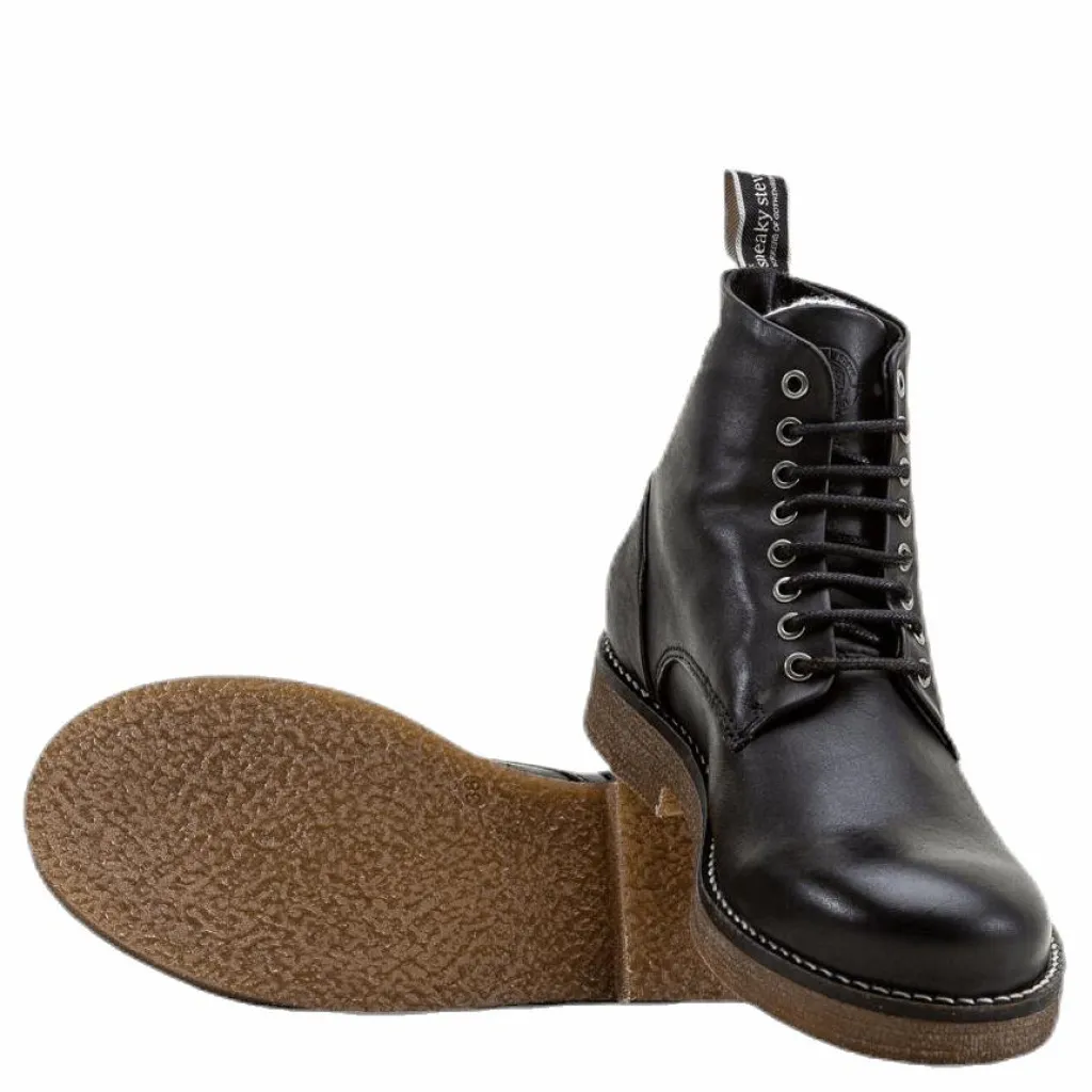 Rummy Leather Boots Black*Sneaky Steve Sale