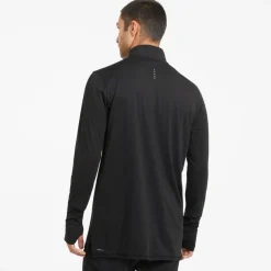 Run Favorite 1/4 Zip M Black*Puma Hot