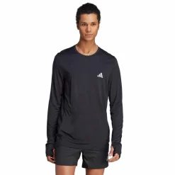 adidas Run It Long Sleeve Sweatshirt Black Svart Clearance