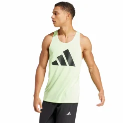 adidas Run It Tank Top Green Grön Best