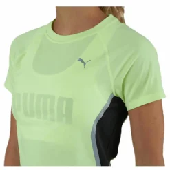 Puma Run Lite Laser Cat SS Tee Yellow Grön Online