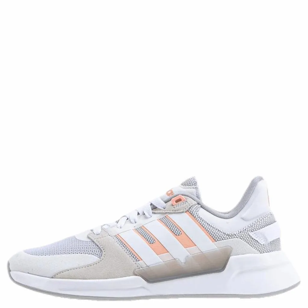 Run 90s Shoes Cloud White / Cloud White / Glow Pink*adidas