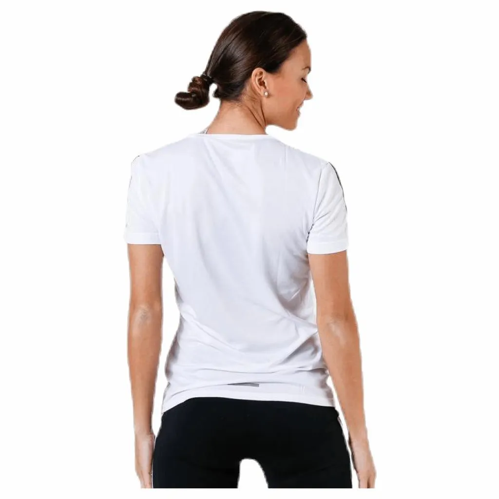 Run 3S Tee W White/Black*adidas Discount