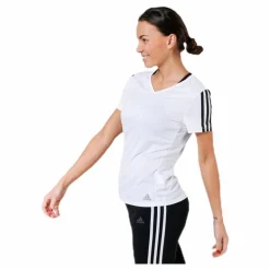 Run 3S Tee W White/Black*adidas Discount