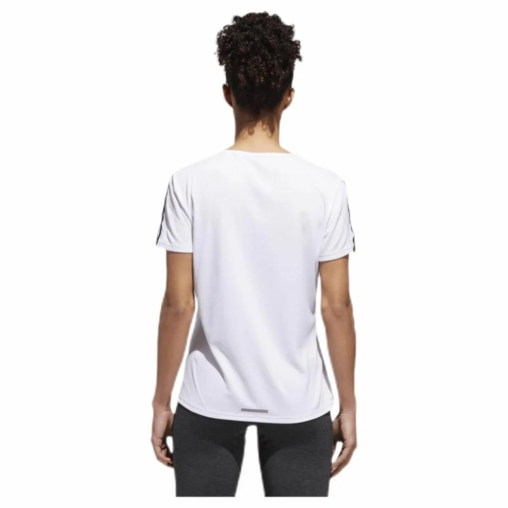 Run 3S Tee W White/Black*adidas Discount