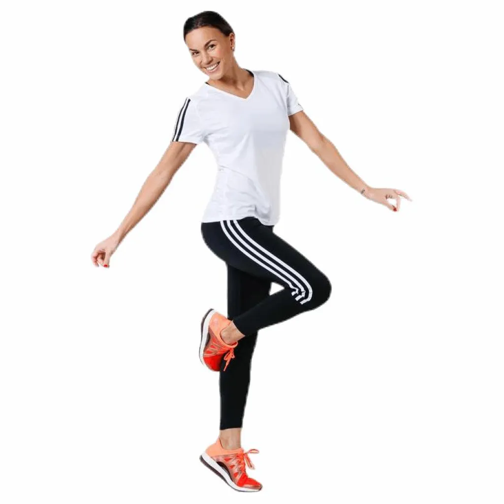 Run 3S Tee W White/Black*adidas Discount