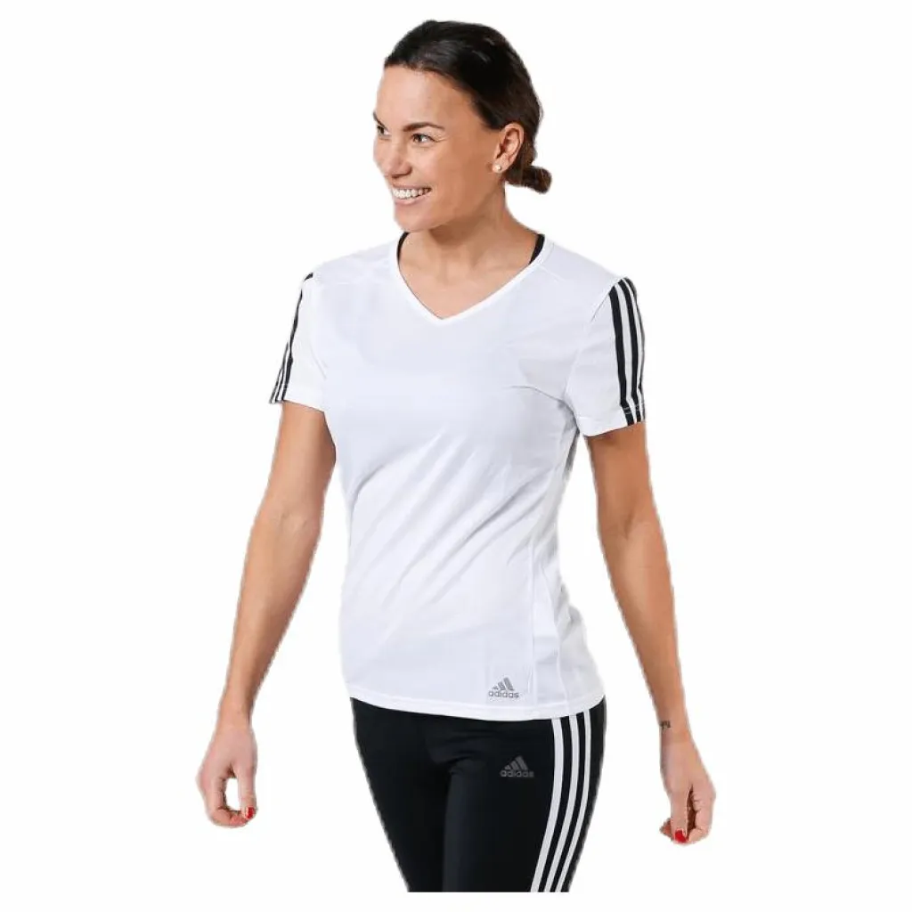 Run 3S Tee W White/Black*adidas Discount