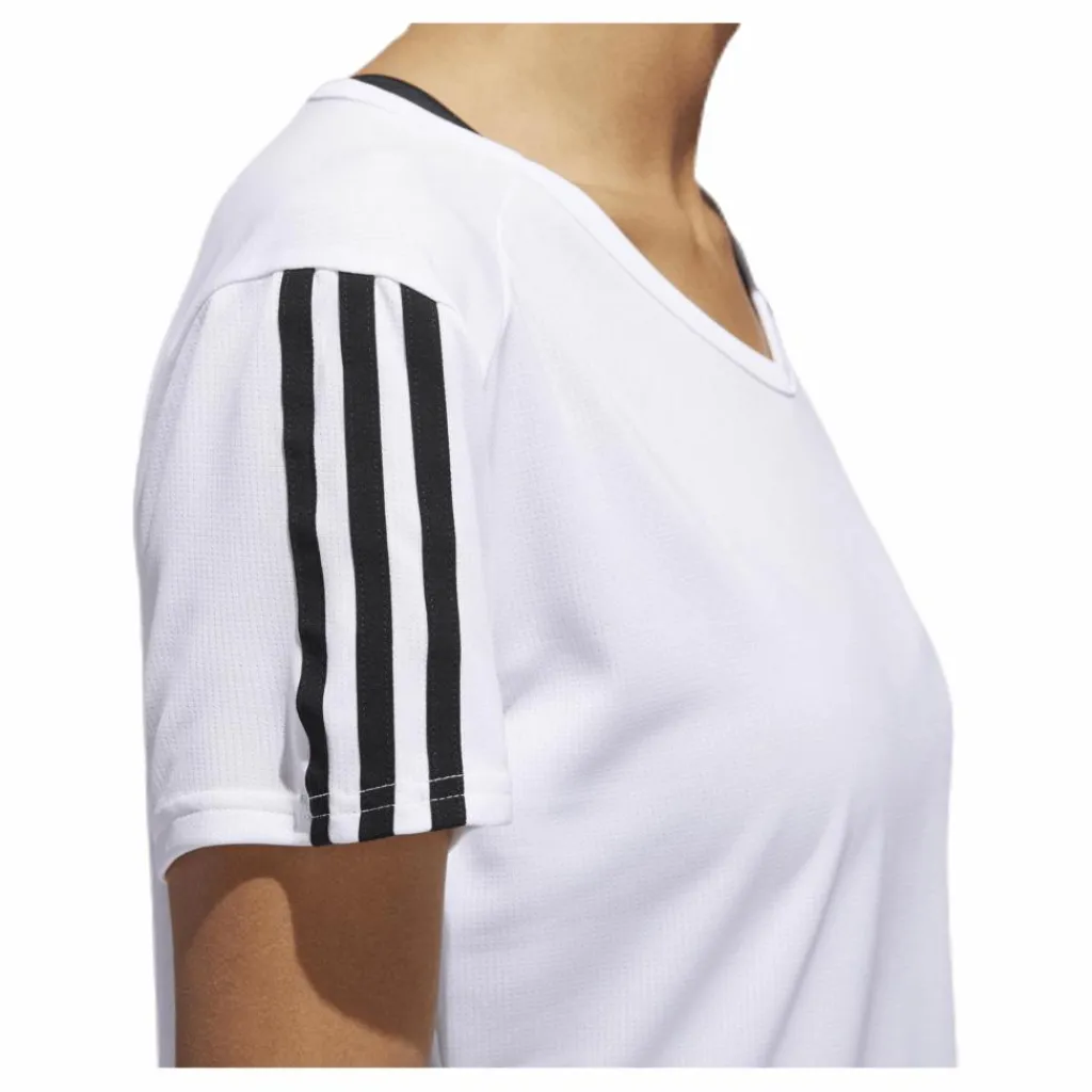 Run 3S Tee W White/Black*adidas Discount