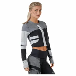 Nike Run Tech Pack Knit Top LS Black/Grey Grå Clearance