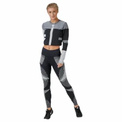 Nike Run Tech Pack Knit Top LS Black/Grey Grå Clearance