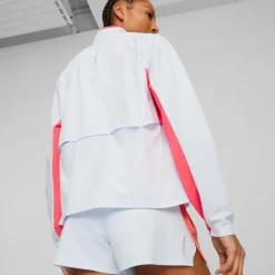 Puma Run Ultraweave Jacket W Icy Blue-fire Orchid Vit Outlet