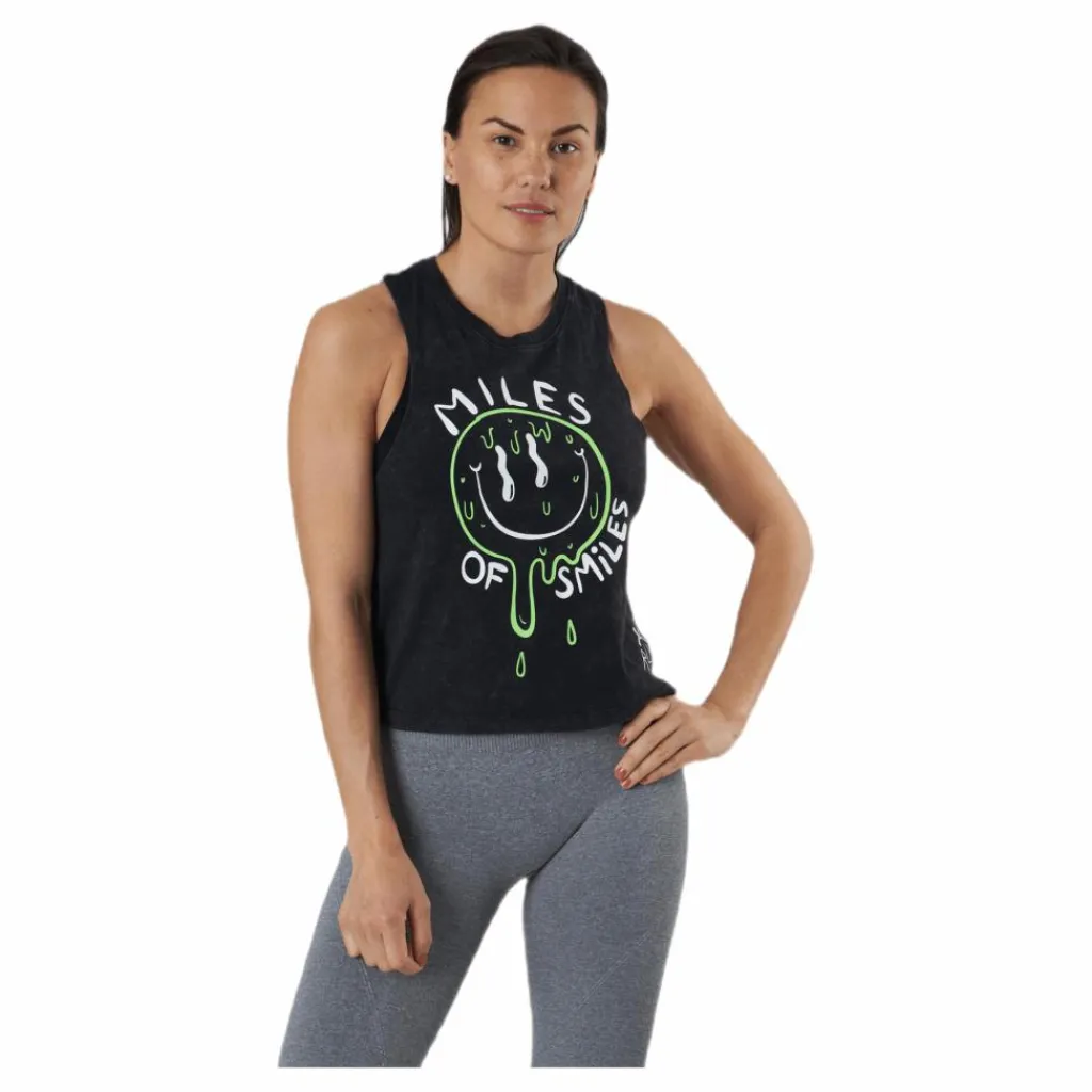 Under Armour Run Ur Face Off Tank Black Svart Best