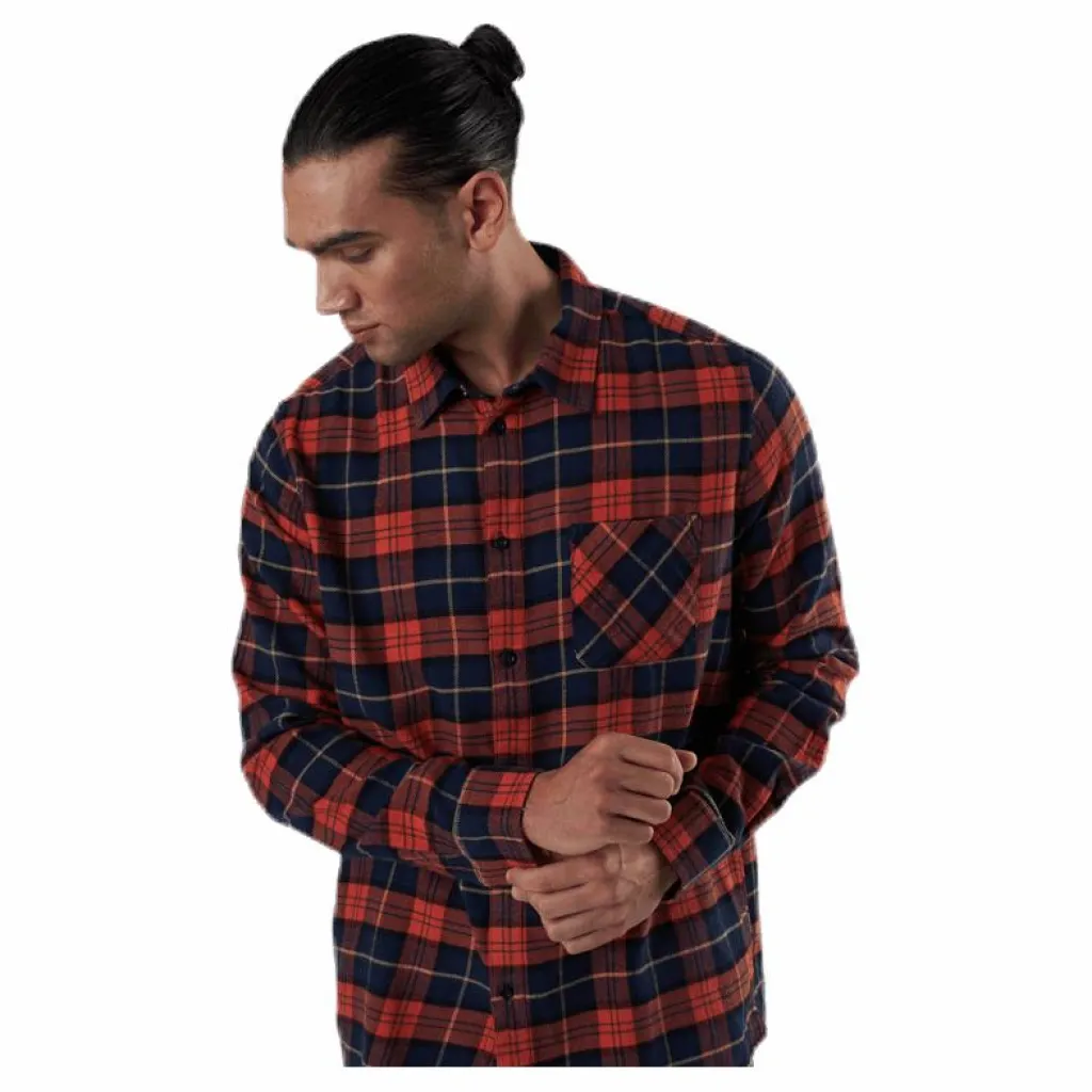 Dedicated Rute Flannel Checker Orange Clearance