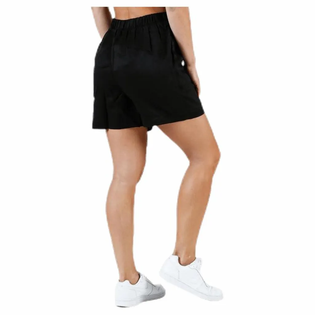 Pieces Ruth Hw Shorts Black Svart Clearance