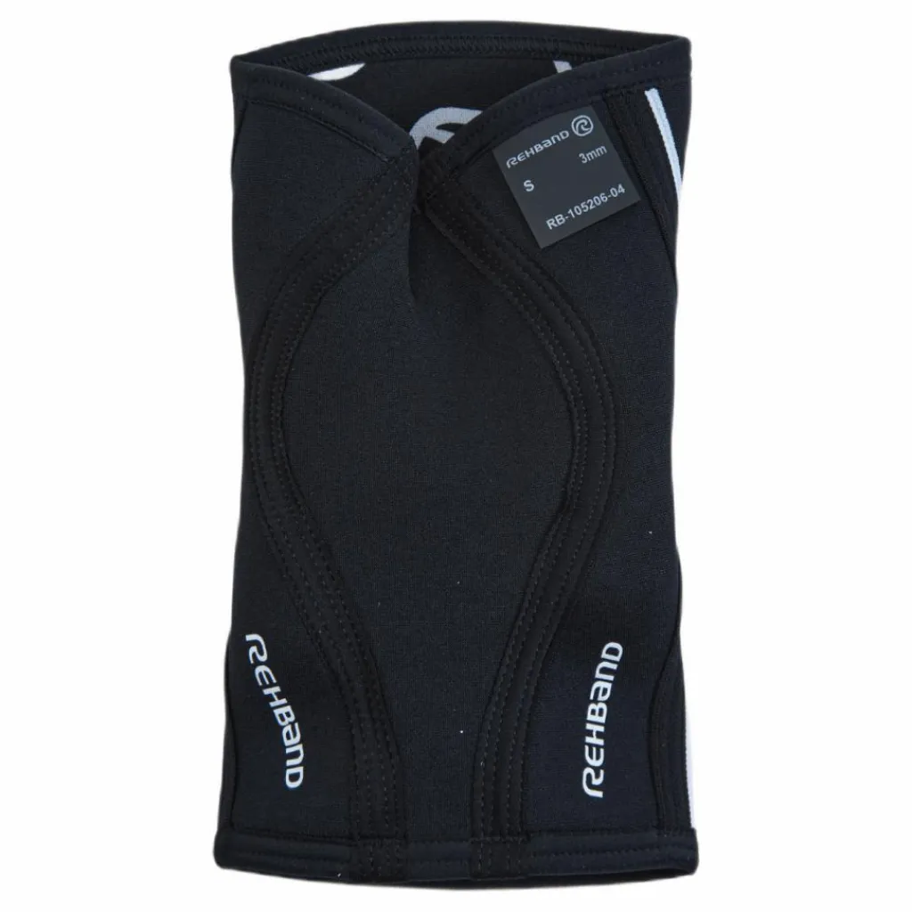 Rehband Rx Knee-sleeve 3mm Black Svart New