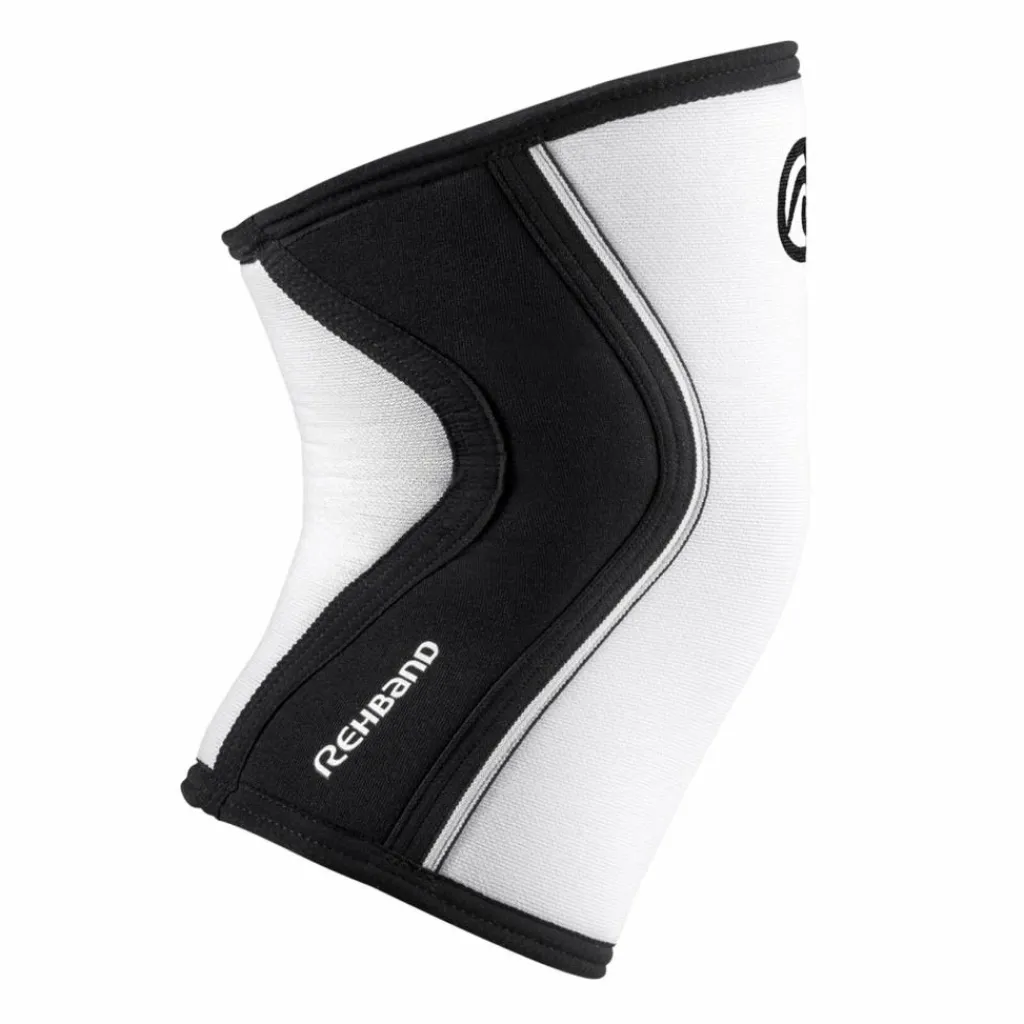 Rx Knee-sleeve 5mm Black/white*Rehband Clearance