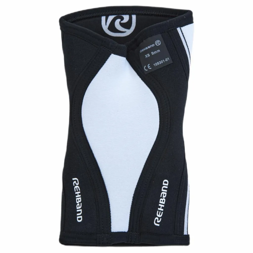 Rx Knee-sleeve 5mm Black/white*Rehband Clearance
