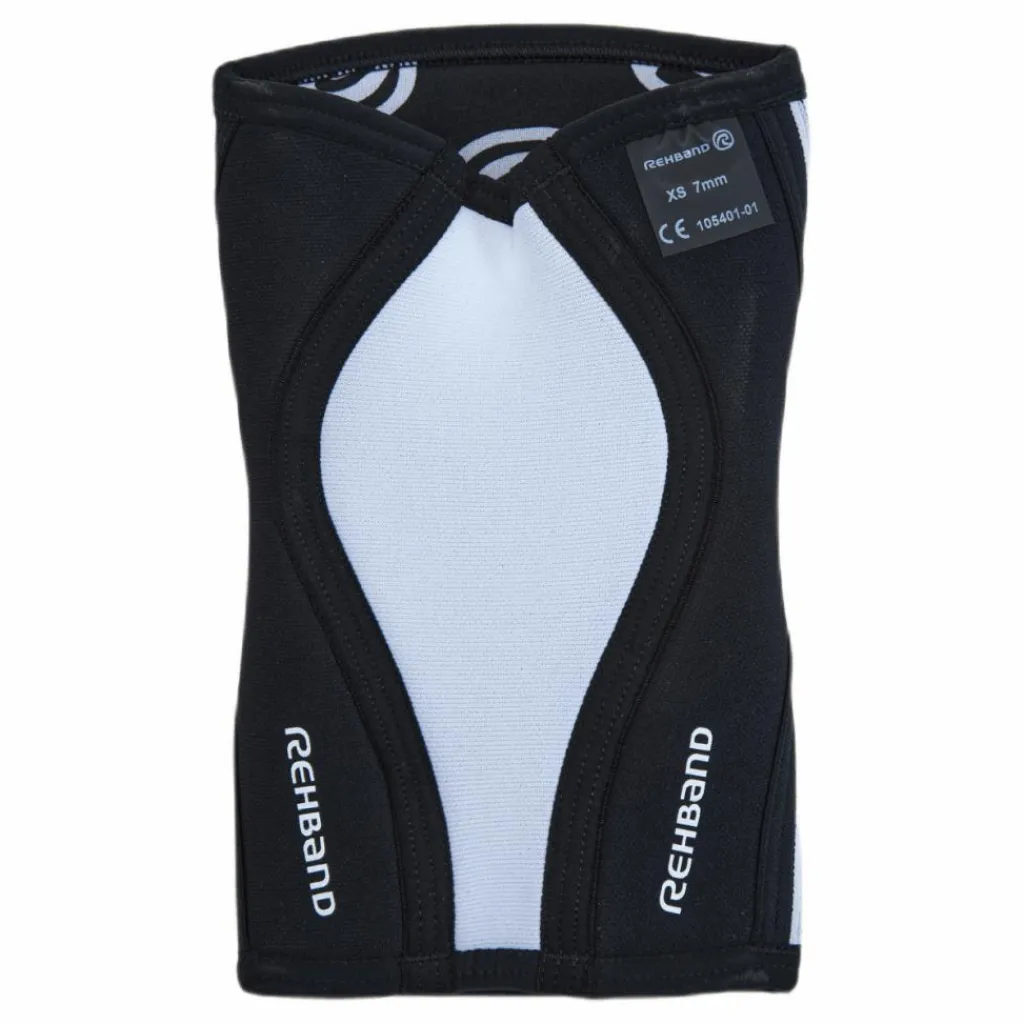 Rx Knee-sleeve 7mm Black/white*Rehband Clearance