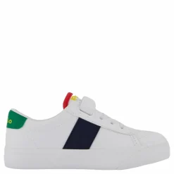 Ralph Lauren Junior Ryley Ps T-white Tumbled/navy/green W/ Vit New