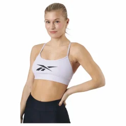 Reebok S Lux Skinny Strap Bra Quaglw Vit Hot