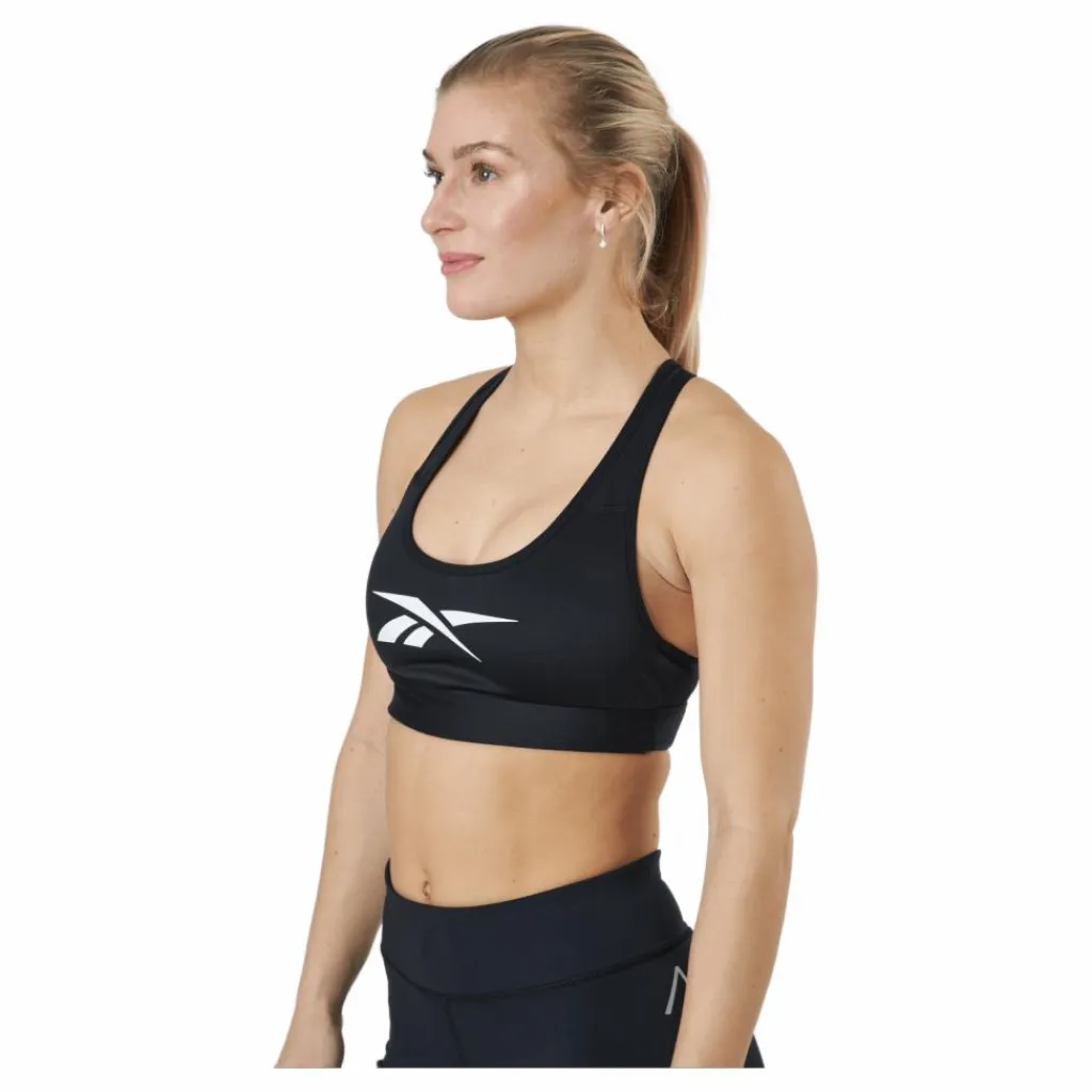 Reebok S Lux Vector Racer Bra Black Svart Sale