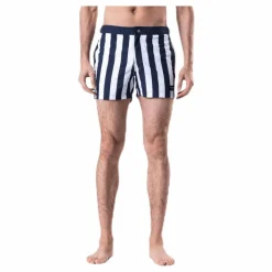 Björn Borg Saint Swim Shorts Blue/White Blå och Vit Clearance