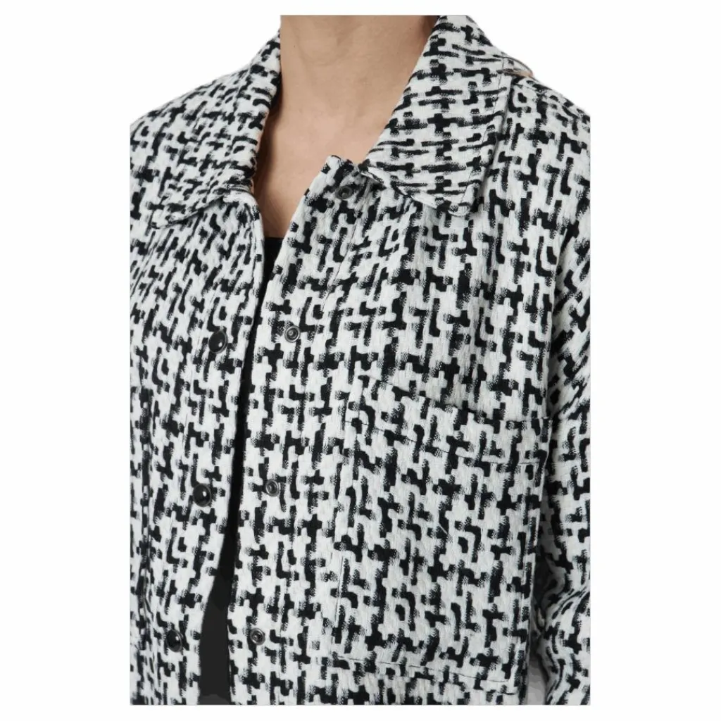 Only Sally Boucle Shacket Cc Otw White Vit Outlet