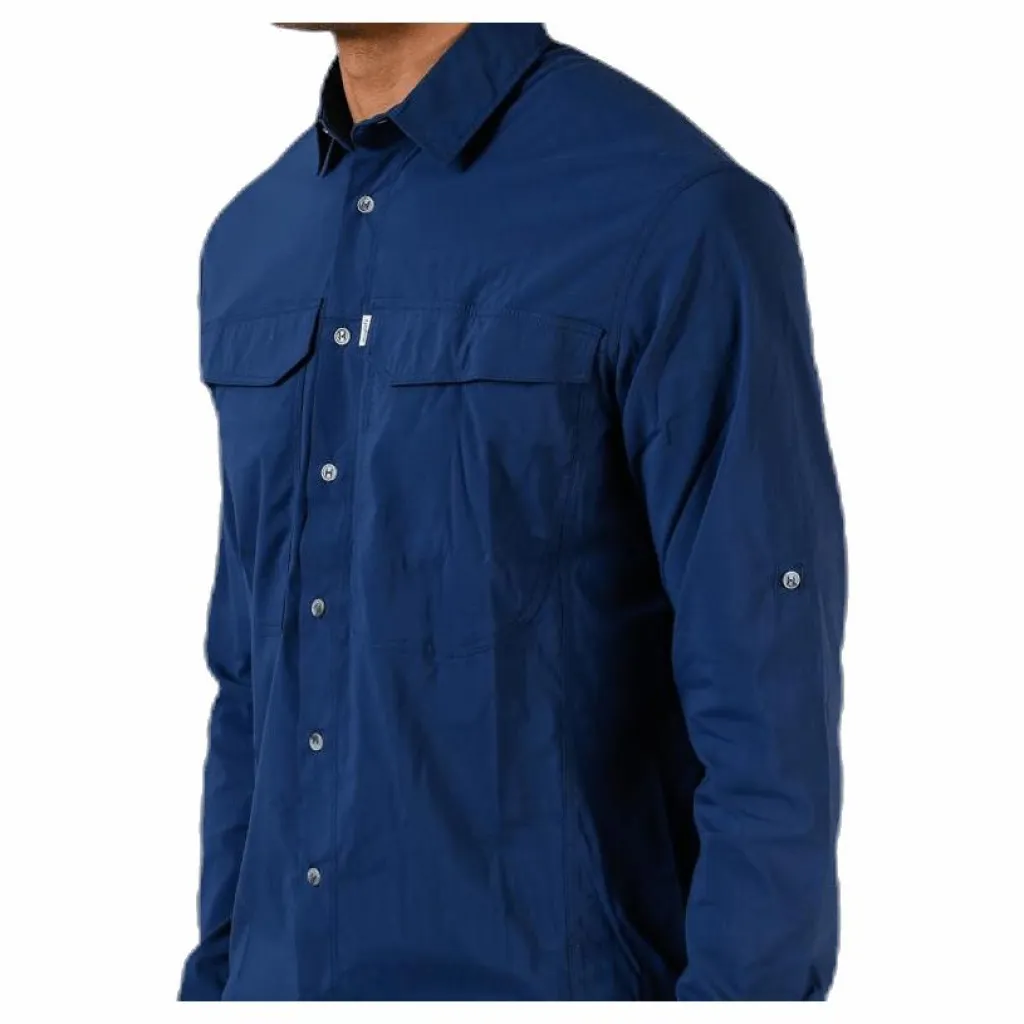 Haglöfs Salo LS Shirt Blue Blå Sale