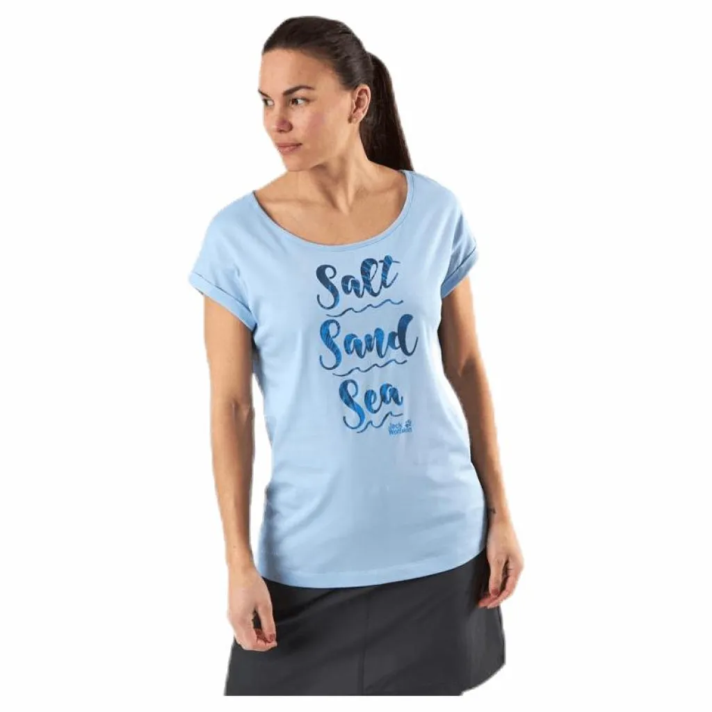 Salt Sand Sea Tee Blue*Jack Wolfskin Hot