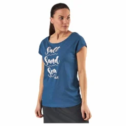 Salt Sand Sea Tee Blue*Jack Wolfskin New