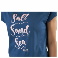 Salt Sand Sea Tee Blue*Jack Wolfskin New