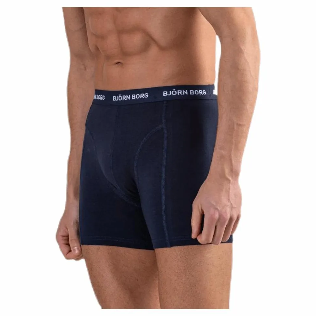 Björn Borg Sammy Solid Shorts 12-Pack Black Svart Outlet