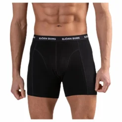 Björn Borg Sammy Solid Shorts 12-Pack Black Svart Outlet