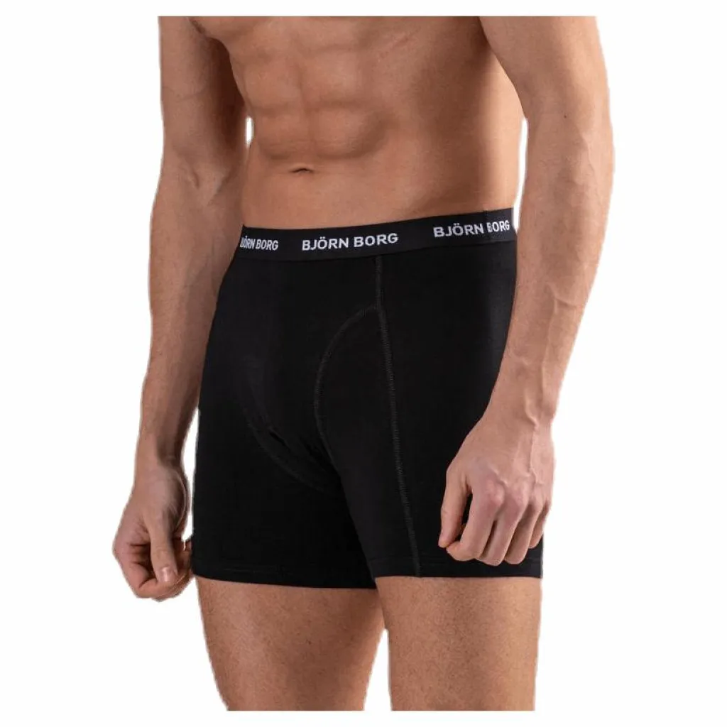 Björn Borg Sammy Solid Shorts 12-Pack Black Svart Outlet